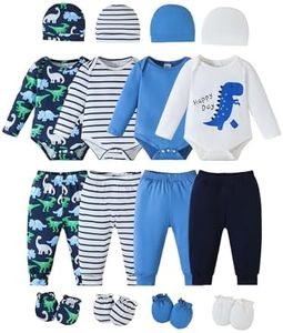 YWFSHOP Baby Layette Sets Unisex Newborn Baby Boys Girls Essentials Gift Set 16-Piece Infant Baby Outfit Clothes