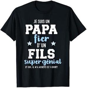 Je suis un papa fier d'un fils super génial T-Shirt