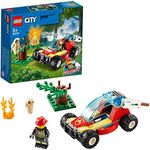 LEGO City Forest Fire 60247 Firefighter Toy, Cool Building Toy for Kids