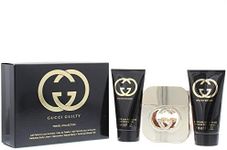 Set - Gucci Guilty 50ml Edt Spr + 50ml B/L + 50ml S/G (Travel Set)