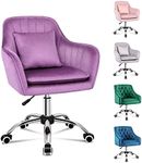 ALFORDSON Velvet Office Chair Swive