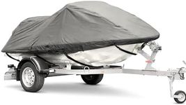 Jet Ski Personal Watercraft Cover fits Sea-Doo, Yamaha, Kawasaki, Polaris, Wet Jet, Honda, ARTCO fits up to 140" (Charcoal Grey)