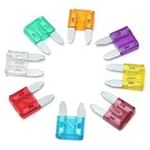 BLP MINI FUSE BLADE FOR ALL BIKES AND CARS - 10 Amp To 40 Amp (Set of 16)(MINI FUSES BLADE, SET OF 16)