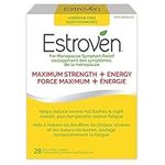 Estroven Maximum Strength + Energy | Menopause Symptom Relief for Women | Helps Reduce Hot Flashes & Night Sweats | Helps Reduce Irritability & Temporarily Relieve Fatigue | 28 Count Caplets