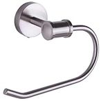 Carson Brushed Nickel Toilet Paper Holder - Elegant Bath Accessories Accessory, Brushed Nickel Finish, Durable and Modern