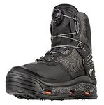 Korkers River Ops Boa Wading Boots - Guide-Caliber Performance with BOA - Includes Interchangeable Soles, Black, 8