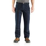 Carhartt Men's Rugged Flex Relaxed Fit Double-Front Utility Jean, Erie, W32/L34