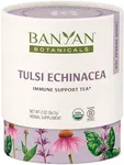 Banyan Botanicals Tulsi Echinacea Tea – Organic Immune Support Tea with Turmeric & Rosehip – Caffeine Free Tea for Healthy Immune Function* – 2 oz. – Non-GMO Sustainably Sourced Herbal Loose Leaf Tea