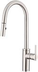 Danze D454058SS Parma Cafe Pull-Down Kitchen Faucet with Snapback Retraction, Stainless Steel