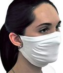 3 Pack Washable Reusable White Face Mask Protection with Ear Strap - UK Supplier (3, White)