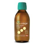 Nature's Way NutraVege+D Plant-based Omega-3, Vegan Vitamin D Supplement, Vegetarian, EPA + DHA from Algal Oil, Grapefruit Tangerine, 200 mL Liquid