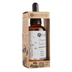 Ecodrop Organic Turkey Tail Mushroom I 50ml I Double Extract Liquid Tincture Turkey Tail Supplement I EU & Soil Association Certified I Manufactured in Finland