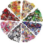 NICEVINYL Embroidered Iron-on Patches Applique: 72Pcs Random Assorted Decorative Patches Iron on/Sew on for Clothing Accessories