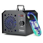 PowerScale Ozone Generator 55,000mg/h OZB1 Ozone Odor Eliminator Commercial Ozone Machine Odor Removal, For Home, Car, Pet Room Ozone Machine - High Capacity Ionizer Ozone Air Purifier, Black