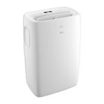 LG 6,000 BTU Portable Air Conditioner, 115V, Cools 250 Sq.Ft. (10' x 25' Room Size), Portable Air Conditioner for Home with Quiet Operation, LCD Remote Control, and Window Installation Kit, White