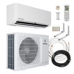 Westinghouse 18,000 BTU, 230V, 17 SEER Ductless Mini Split AC/Heating System Pre-Charged Inverter Heat Pump with 15ft Installation Kit