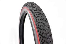 Khe MVP BMX Bike Tyre Street 20"X2.30", Black with Red Pinline