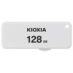 Kioxia U203 Slide TransMemory 128GB USB2.0 Flash Drive Portable Data Disk USB Stick White LU203W128GG4