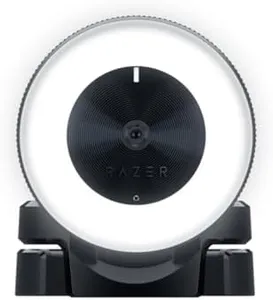 Razer Kiyo 1080p 30 FPS/720 p 60 FPS Streaming Webcam with Adjustable Brightness Ring Light, Built-in Microphone and Advanced Autofocus