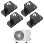 NATGAI 4Pack Rubber Vibration Isolator Mounting Bracket/Air Conditioner Mounting Bracket for Outdoor Mini Split Air Conditioner Condenser