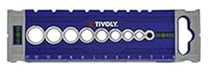 Tivoly 11110220005 Pilot 5 Drilling Guide Rectangular Ø4-12mm, Blue