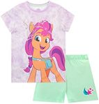 My Little Pony Girls' Short Pajamas Sunny Starscout Multicolor 12