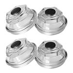 XTPTFABS Oil Bath Dust Caps, K71-704-00,Compatible with Dexter 9k-10K 8-415 430 General Duty Axles Built After July 2009, for Dexter 9K 10K 3.5" Threads Trailer Axle Plastic Cover 21-88 Oil Caps,4PCS