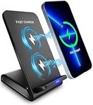 Wireless Charger, 15W Fast Wireless Charger Stand for iPhone 14 13 12 11 Pro Max X 8 Plus, Samsung Galaxy S23 S22 S21 Note Google Pixel LG OnePlus, Case-Friendly Wireless Vertical Charging Stand