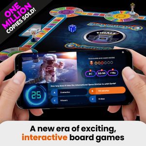 Outsmarted App-Connected Quiz Game – Family Trivia Board Game