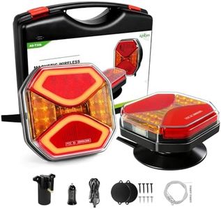 Agrieyes Wireless Trailer Lights, Magnetic Tow Tail Light Kit (T326)
