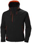 Helly-Hansen Workwear Mens Chelsea Evolution Hooded Softshell Jacket, 990 Black,M,74140