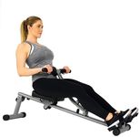 Sunny Health & Fitness Rowing Machine 12 Levels Adjustable Resistance, Rower W/ Digital Monitor, Full Body Workout Gym Equipment For Home Use - SF-RW1205