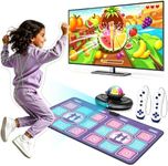 AMEXI AR Motion Video Game Console for Kids & Family: Plug and Play Interactive TV Game System with Dance Mat & 70+ Games Exercise Toys - Indoor Fun & Birthday Gift for Ages 4+ Girls Boys