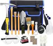 17PCS Geology Rock Pick Hammer Kit,