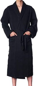 Alpine Swiss Gavin Mens Lightweight Cotton Robe Shawl Collar Knit Bathrobe