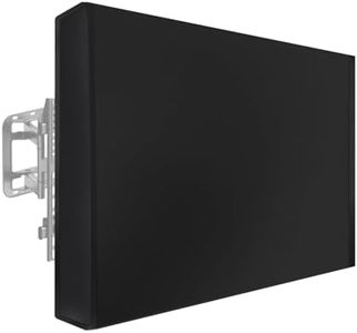 MaxAwe Housse de protection universelle pour TV 46" - 48" - 118 x 74 x 14 cm - Résistante aux intempéries - Film de protection d'écran universel - Noir