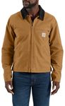 Carhartt Men's Rugged Flex Relaxed Fit Duck Detroit Jacket, Carhartt Brown, M