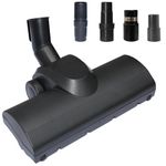 for Shark Turbo Brush Head 1.25" Plus Vacuum Hose Adapter Kit Compatible with Shark Rocket Shark Navigator NV350 NV360 Miele Vacuum Cleaners - Vacuum Attachment for Pet Hair Removal