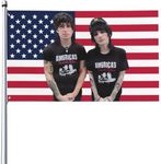 Johnnie American Flag 3x5 Ft Johnny and Jake Flags Suitable Room College Dorm Bedroom Wall Tapestry Decoration Indoor and Outdoor Fun Party Wallen Banner