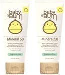 Baby Bum Mineral Sunscreen Lotion | SPF 50 | UVA, UVB Face and Body Protection | Fragrance Free Safe for Sensitive Skin | Travel Size | 3 Ounce | Pack of 2