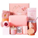 30th Birthday Gifts for Women, Happy 30th Birthday Hamper Basket for Her, Turning 30 Year Old Female Birthday Gifts,Birthday Pamper Box for Ladies, Personalised 30th Birthday Presents for Mom Wife