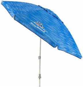 Tommy Bahama 8' Beach Umbrella with Tilt - Blue Colour W/ UPF/SPF 50+ Rating