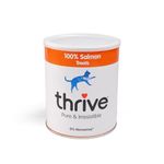 Thrive Cat Salmon Treats 100% Freeze Dried Salmon Hypoallergenic Cat Salmon Treat 110g Also suitable as Kitten Treats & Senior Cat Treats & Rewards