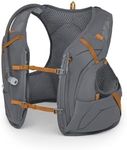 Osprey Duro 1.5L Men's Running Hydration Vest with Hydraulics Reservoir, Phantom Grey/Toffee Orange, Large