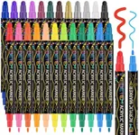 Betem 24 Colors Dual Tip Acrylic Pa