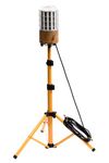 Choen 240V 150w Led Tripod Work Site Light Task Light,21000 Lumen,360° Lighting Angle,Used Indoor and Outdoor (Transparent Cover 20000lumens)