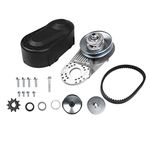 Leapiture Go Kart Clutch Torque Converter Clutch Set Go Kart Centrifugal Clutch Torque Converter Assembly Go Kart Converter Clutch System Replacement Set Kit