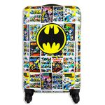 Fast Forward Luggage 20 Inches Hard-Sided Tween Spinner Carry-On Travel Trolley Rolling Suitcase for Kids, Batman 20 Inch, 20 x 12 x 8 inches, Spinner