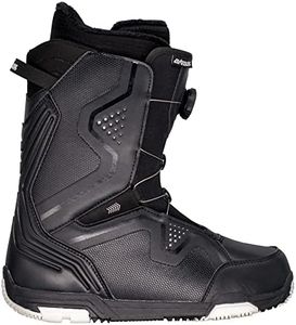 Airtracks Botas de snowboard para hombre Strong ATOP - Botas de snowboard QL - Negro - 44