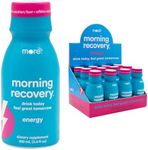 Morning Recovery, Electrolyte with Energy, Milk Thistle Drink Proprietary Formulation to Hydrate While Drinking for Morning Recovery, Highly Soluble Liquid DHM, Berry, Pack of 12